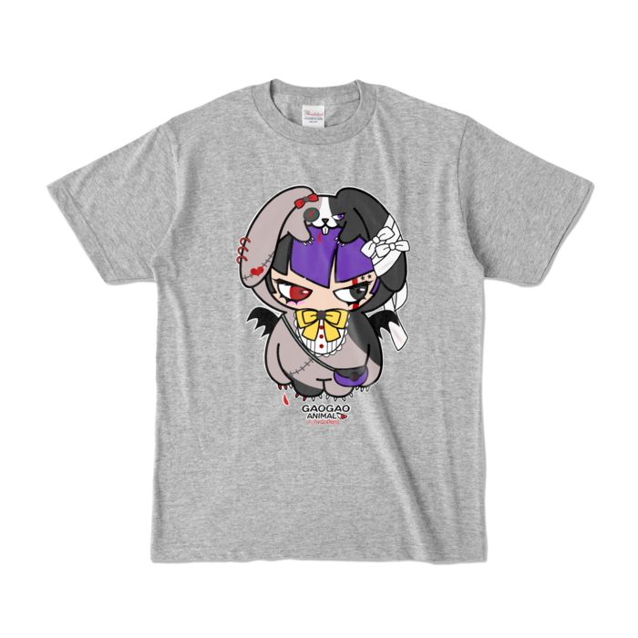 カラーTシャツ - S - 杢グレー (濃色)