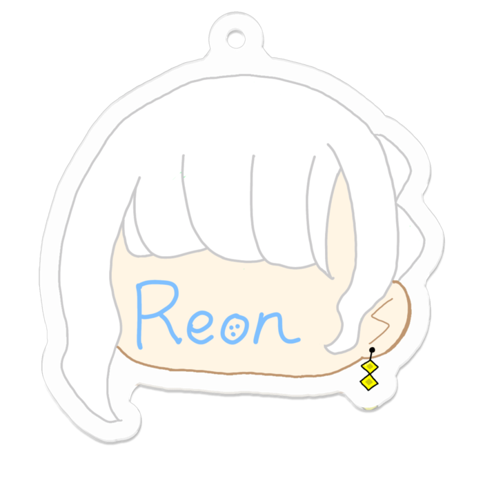 アクリルキーホルダー - 50 x 50 (mm)