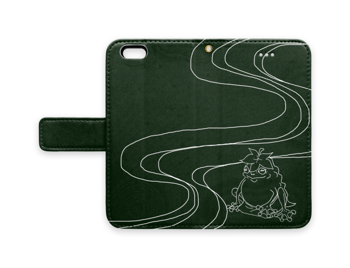 手帳型iPhoneケース - iPhone 6 / 6s - ストラップ穴 あり