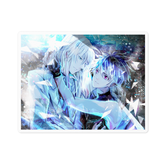 ステッカー - 100 x 100 (mm)ホワイト