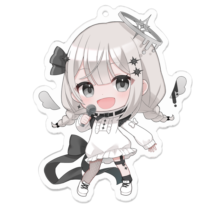 アクリルキーホルダー（コーティング） - 70 x 70 (mm)