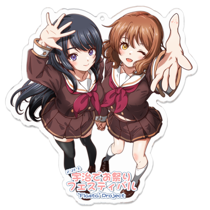 アクリルキーホルダー - 100 x 100 (mm)