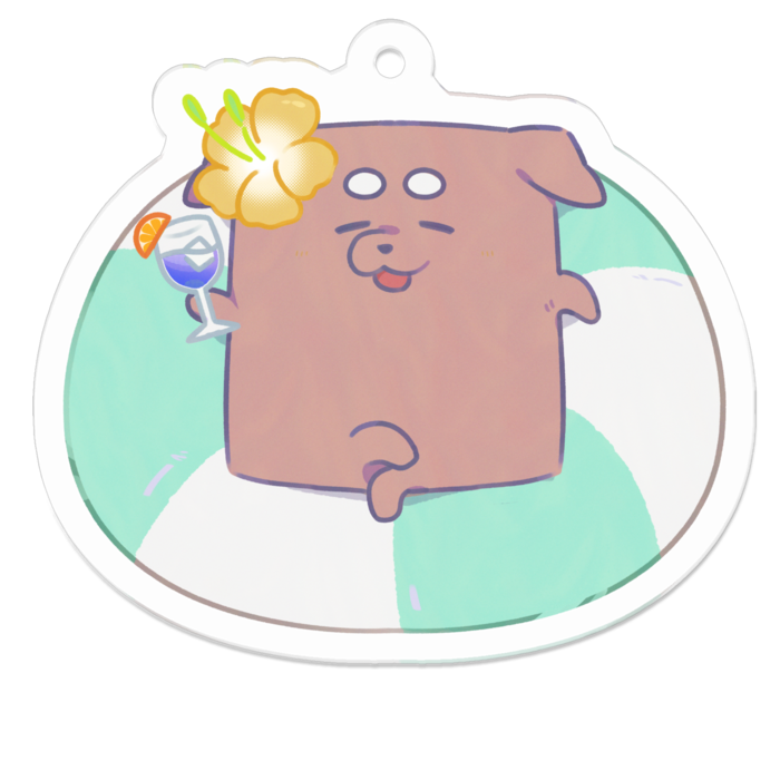 アクリルキーホルダー - 50 x 50 (mm)