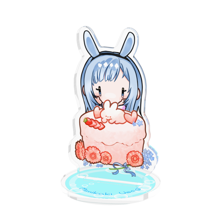 ちびうさぎ ケーキ 中 70x70mm
