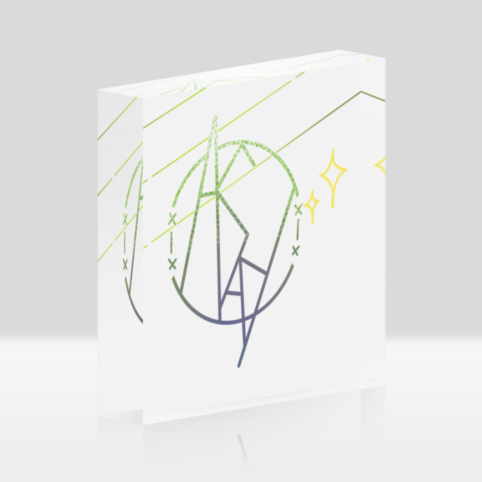 アクリルブロック - 100x100mm