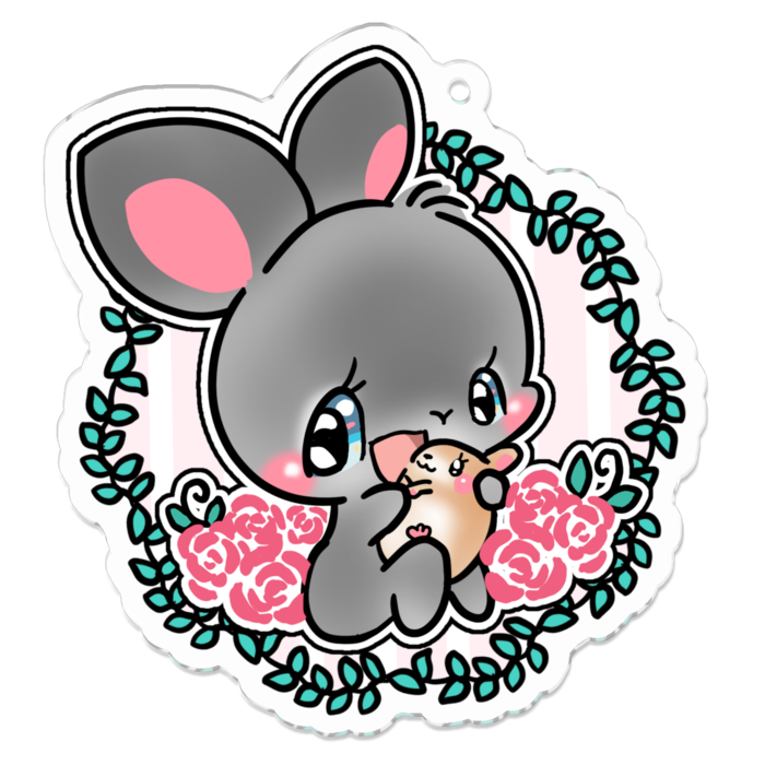 アクリルキーホルダー - 70 x 70 (mm)