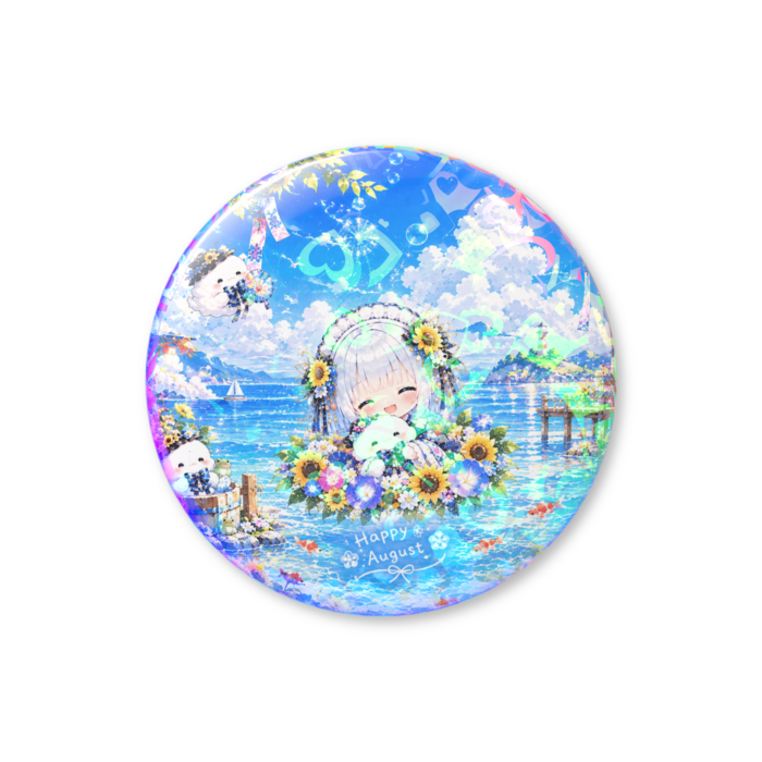 ホログラム缶バッジ - 25mm