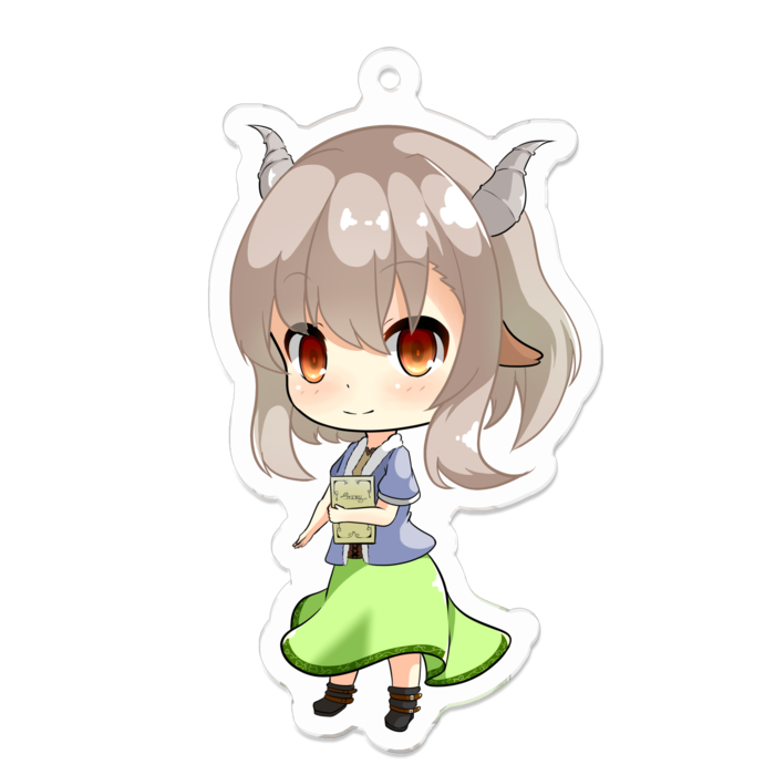 アクリルキーホルダー - 70 x 70 (mm)