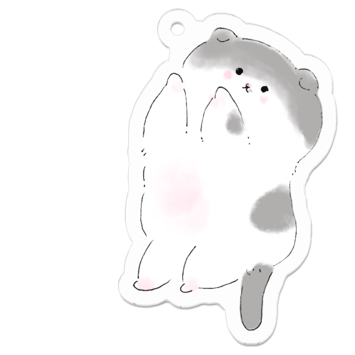 アクリルキーホルダー - 50 x 50 (mm)