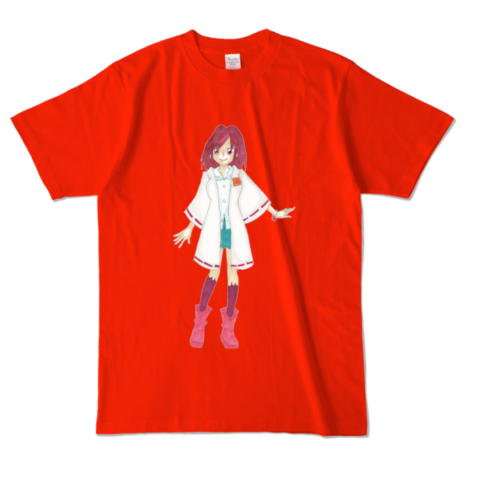 カラーTシャツ - L - レッド (濃色)