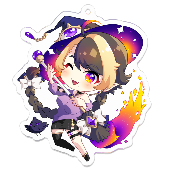 アクリルキーホルダー - 70 x 70 (mm)