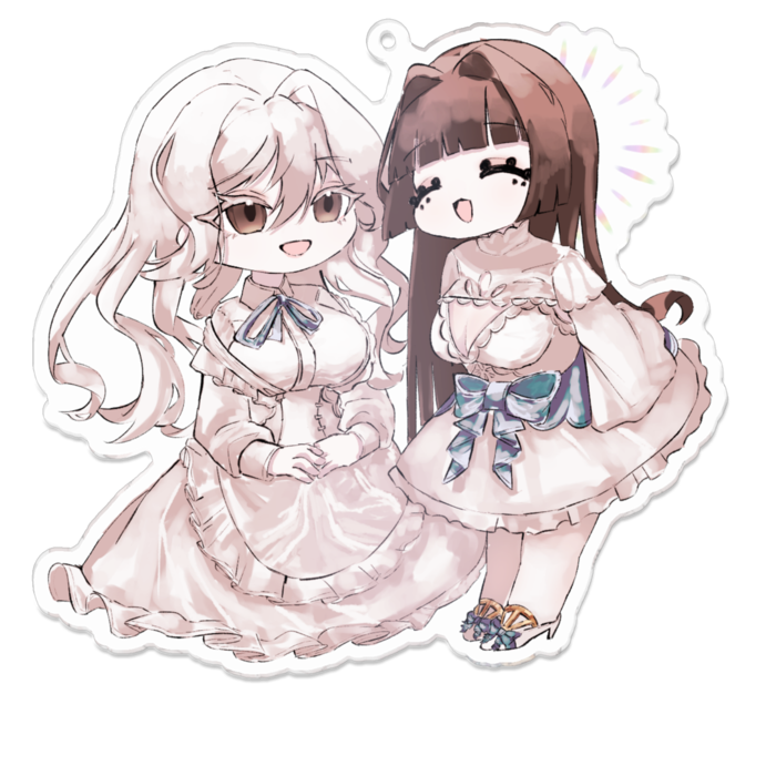 アクリルキーホルダー - 100 x 100 (mm)