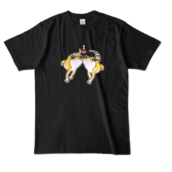 レオパTシャツ(タンジェリン&タンジェリン L)