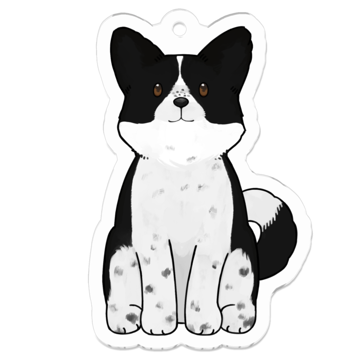 アクリルキーホルダー（コーティング） - 50 x 50 (mm)