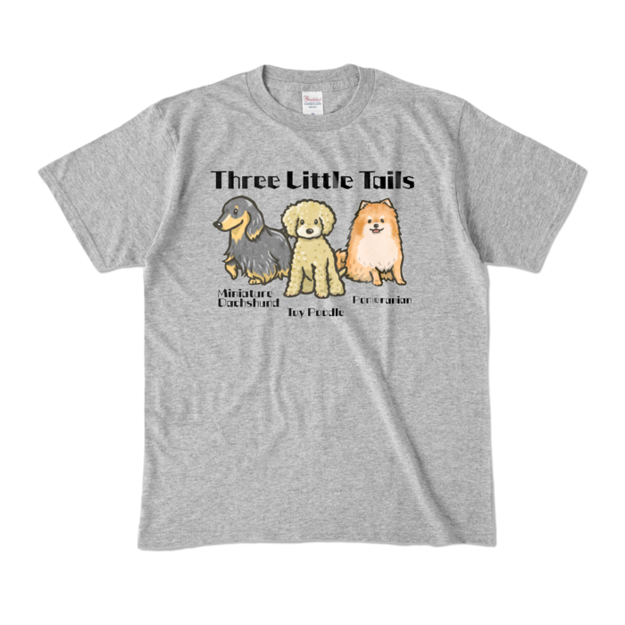 カラーTシャツ - M - 杢グレー (濃色)