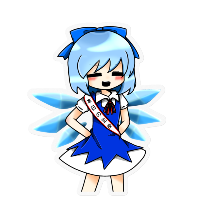 ステッカー - 100 x 100 (mm)