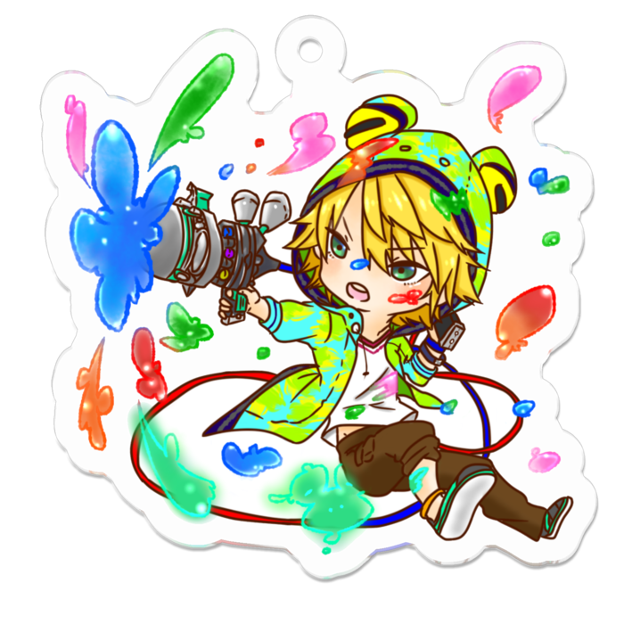 アクリルキーホルダー - 50 x 50 (mm)