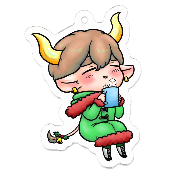 アクリルキーホルダー - 50 x 50 (mm)