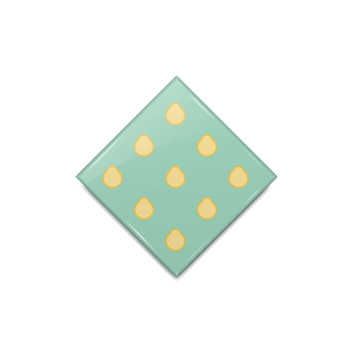 缶バッジ - ひし形40mm