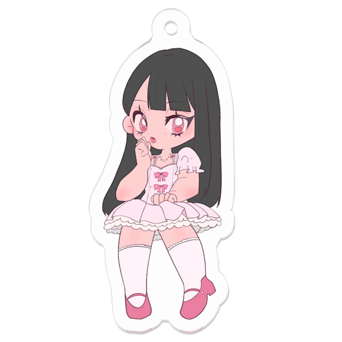 アクリルキーホルダー - 50 x 50 (mm)