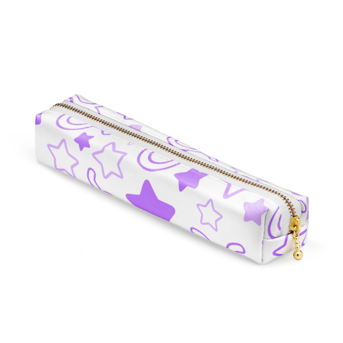 ペンケース - 20 x 4 x 4cm - ホワイト