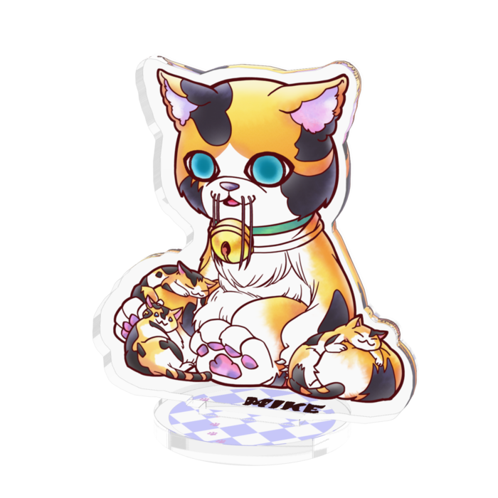 〈ミケ〉アクリルフィギュア(S) - 50x50mm