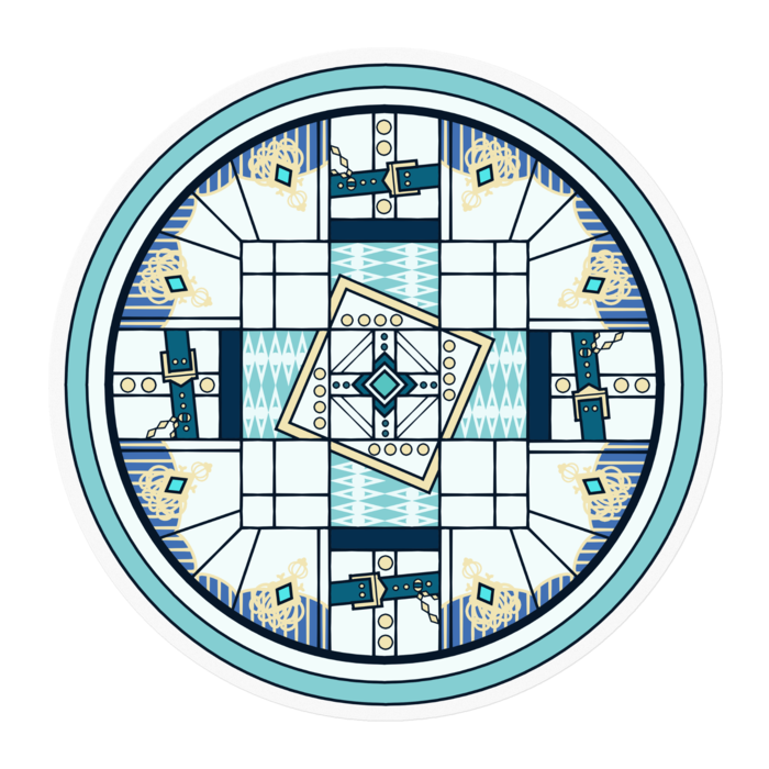 ステッカー - 100 x 100 (mm)