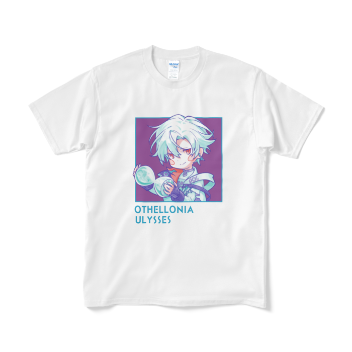 ちびキャラ「魔術師ユリシーズ」デザインTシャツ（Mホワイト）