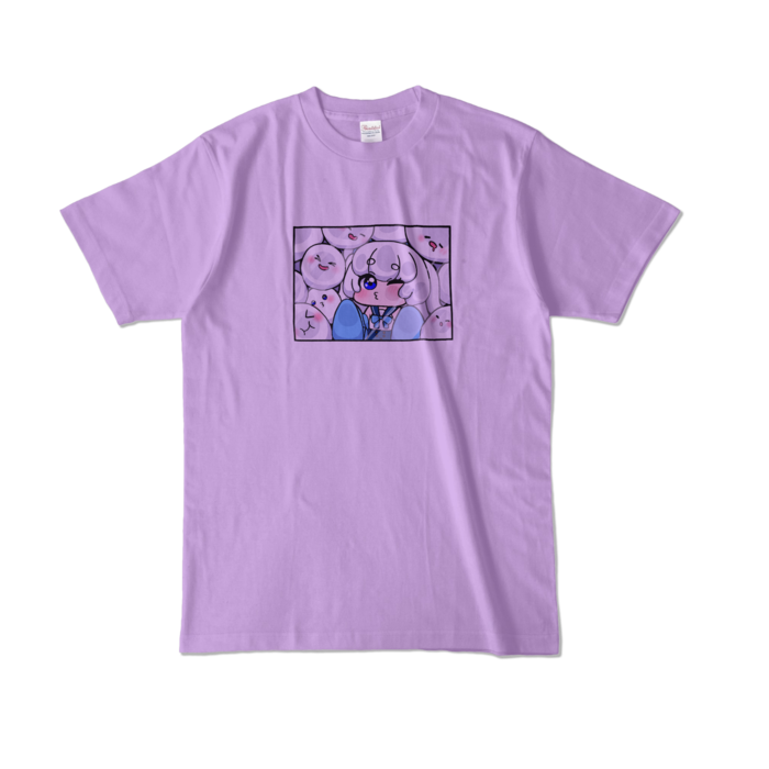 カラーTシャツ - L - ライトパープル （淡色）