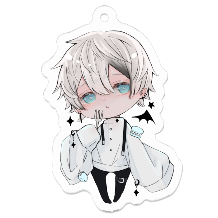 アクリルキーホルダー - 50 x 50 (mm)