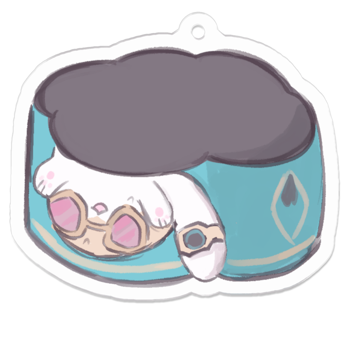 アクリルキーホルダー - 50 x 50 (mm)