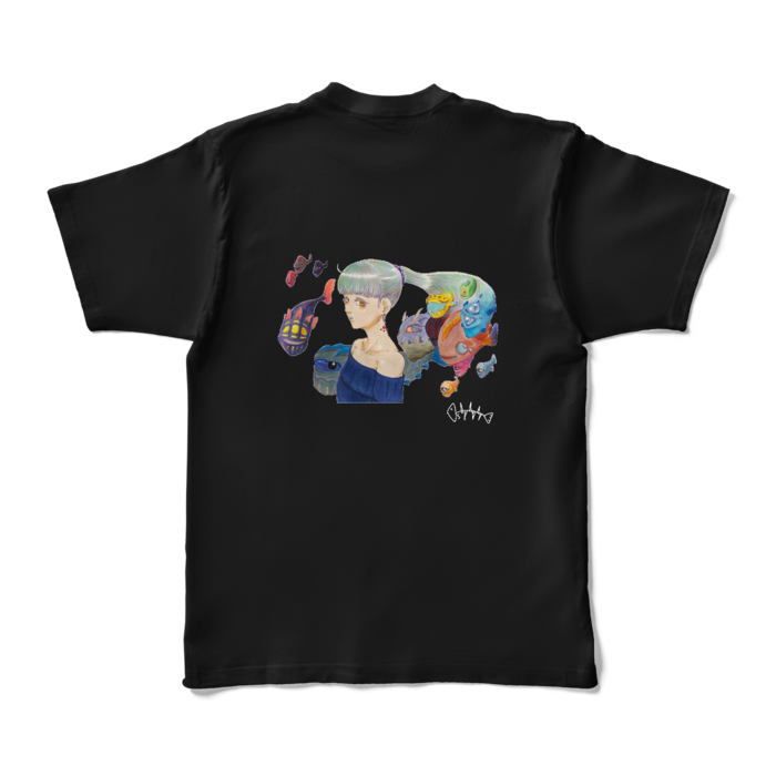 カラーTシャツ - XL - ブラック (濃色)
