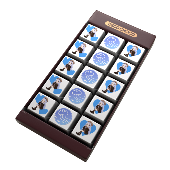 DECOチョコ - 列ごとにデザイン