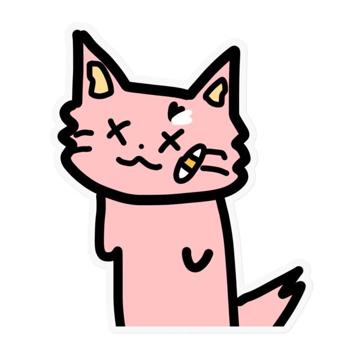 ステッカー - 100 x 100 (mm)