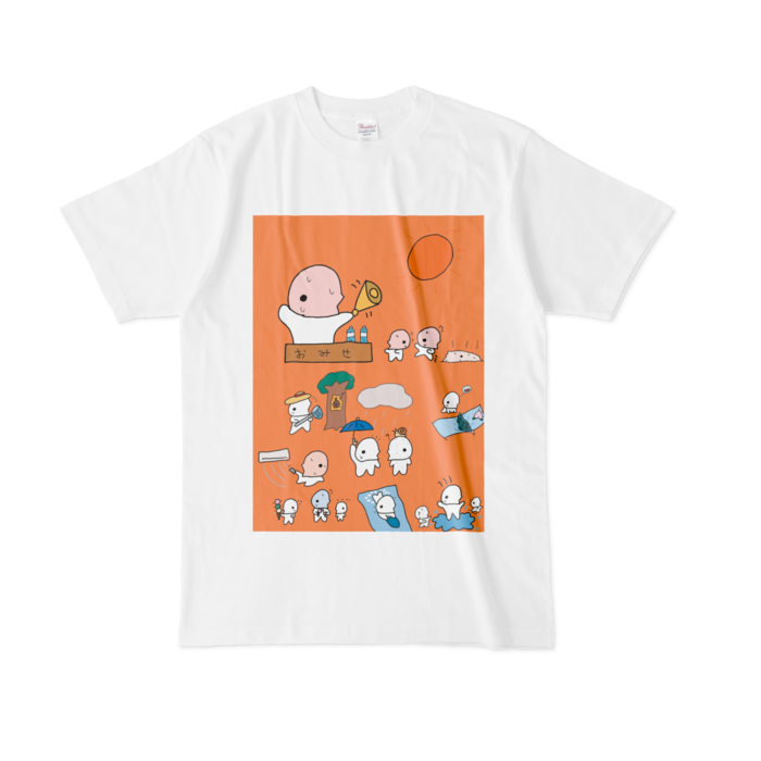 Tシャツ - L - 白 - 早めの夏