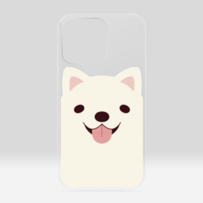 クリアiPhoneケース サモエド iPhone 13Pro