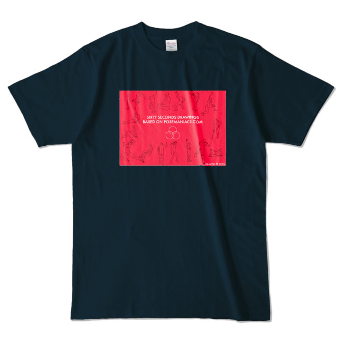 カラーTシャツ - L - ネイビー (濃色)