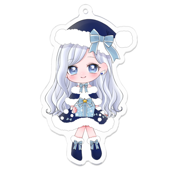 アクリルキーホルダー（コーティング） - 70 x 70 (mm)