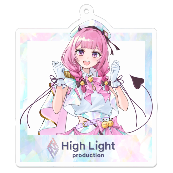 アクリルキーホルダー - 70 x 70 (mm)