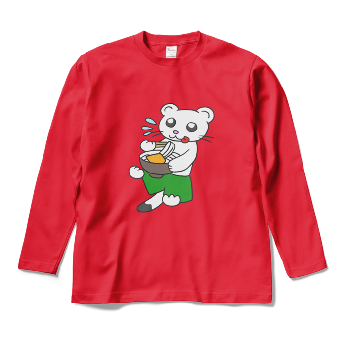 ロングスリーブTシャツ - M - レッド