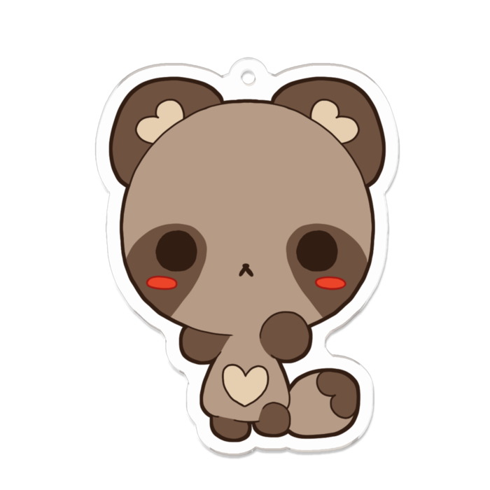 アクリルキーホルダー - 70 x 70 (mm)