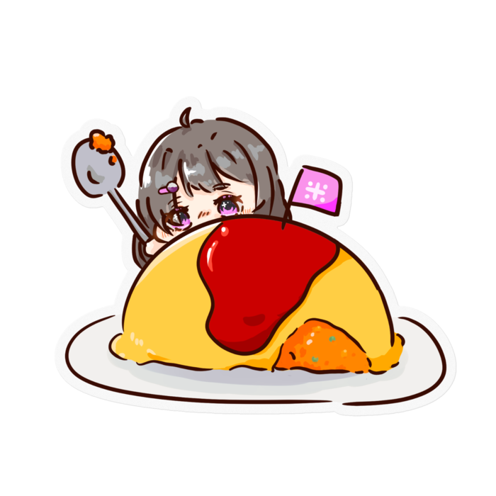 ステッカー - 100 x 100 (mm)