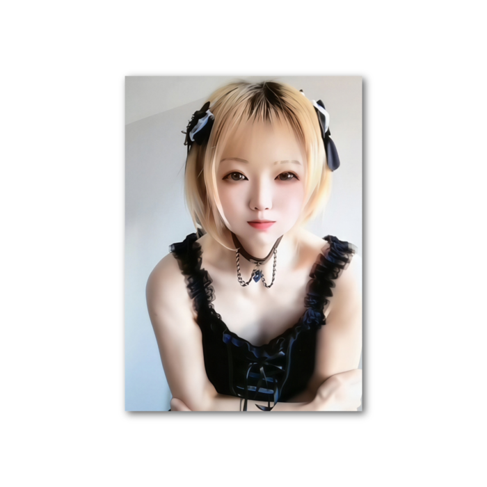 フォト風カード - 縦 - 片面