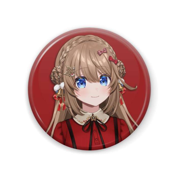③羊ヘア缶バッジ - 57mm(2)