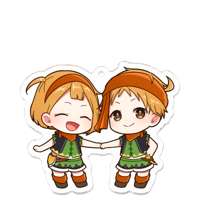 アクリルキーホルダー - 70 x 70 (mm)