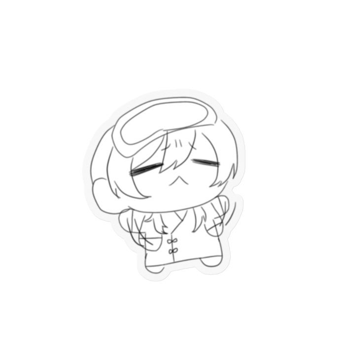 ステッカー - 100 x 100 (mm)