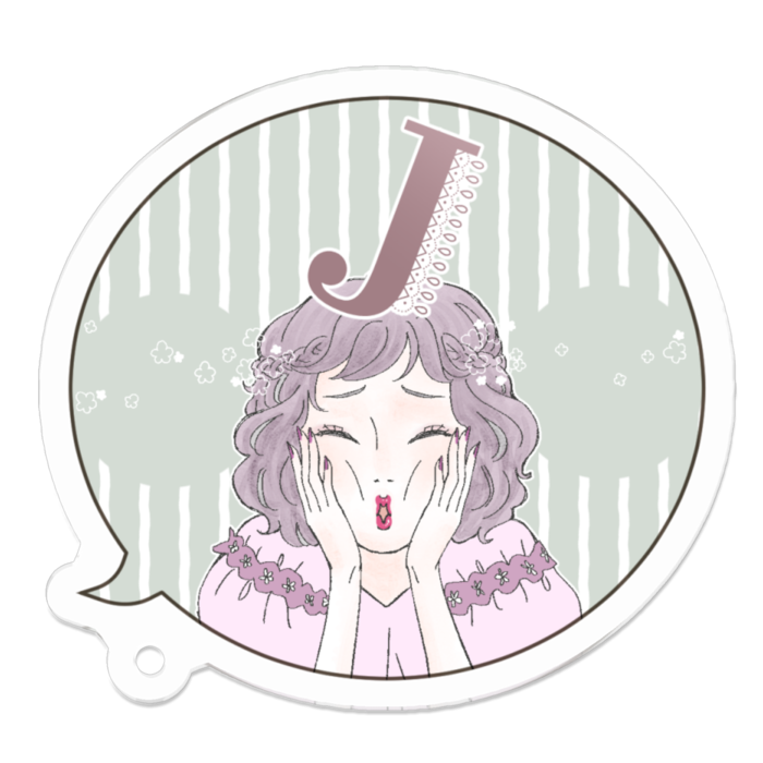 アクリルキーホルダー - 50 x 50 (mm)