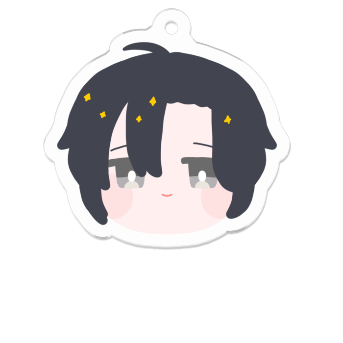 アクリルキーホルダー - 50 x 50 (mm)