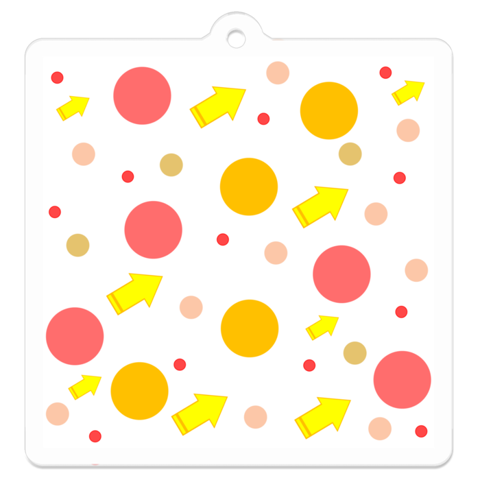 アクリルキーホルダー - 50 x 50 (mm)