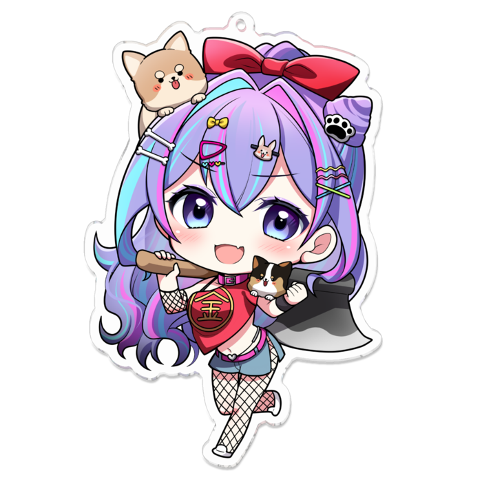 アクリルキーホルダー - 100 x 100 (mm)